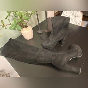 Platform Boots, Size 8, thigh high heeled